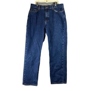 Zena Jeans Men's Blue Denim Western Cowboy 5-pocket Straight Leg‎ Size 32x31